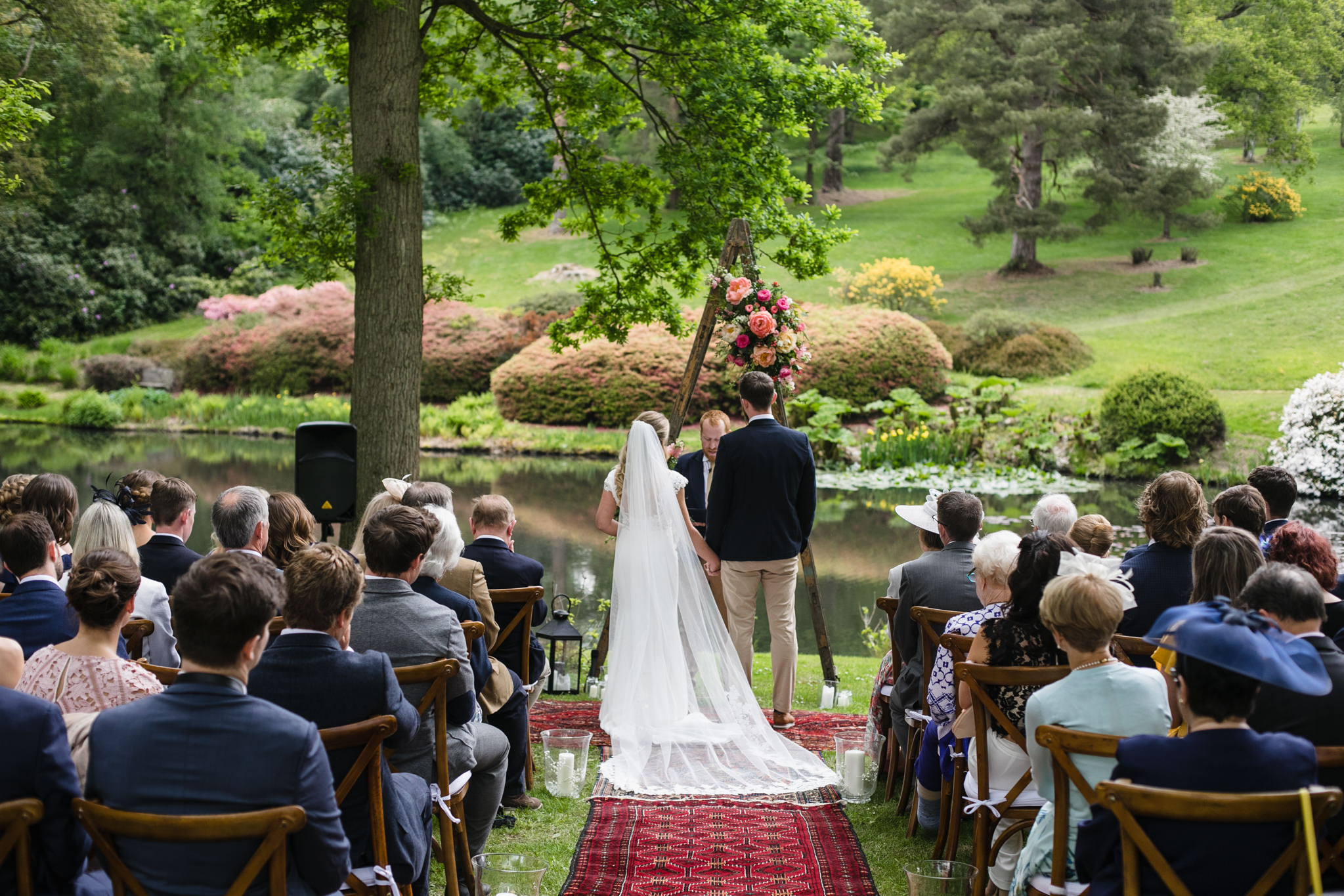 Lakeside wedding at The Hyde Estate