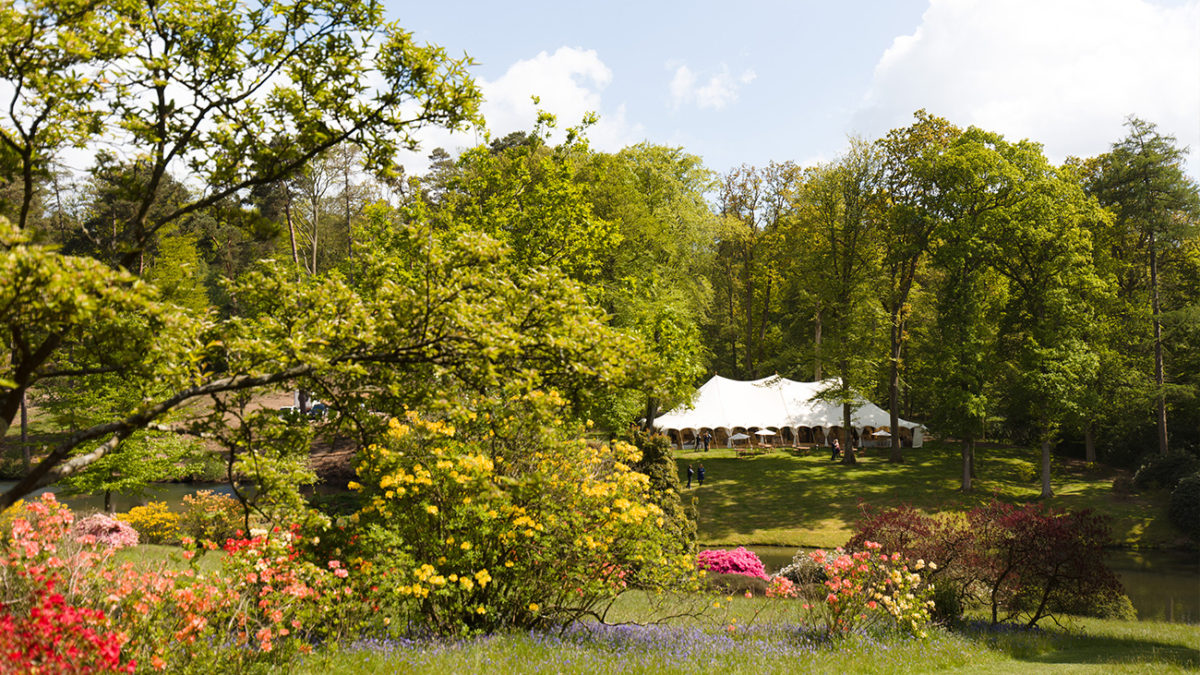 Marquee wedding at The Hyde Estate