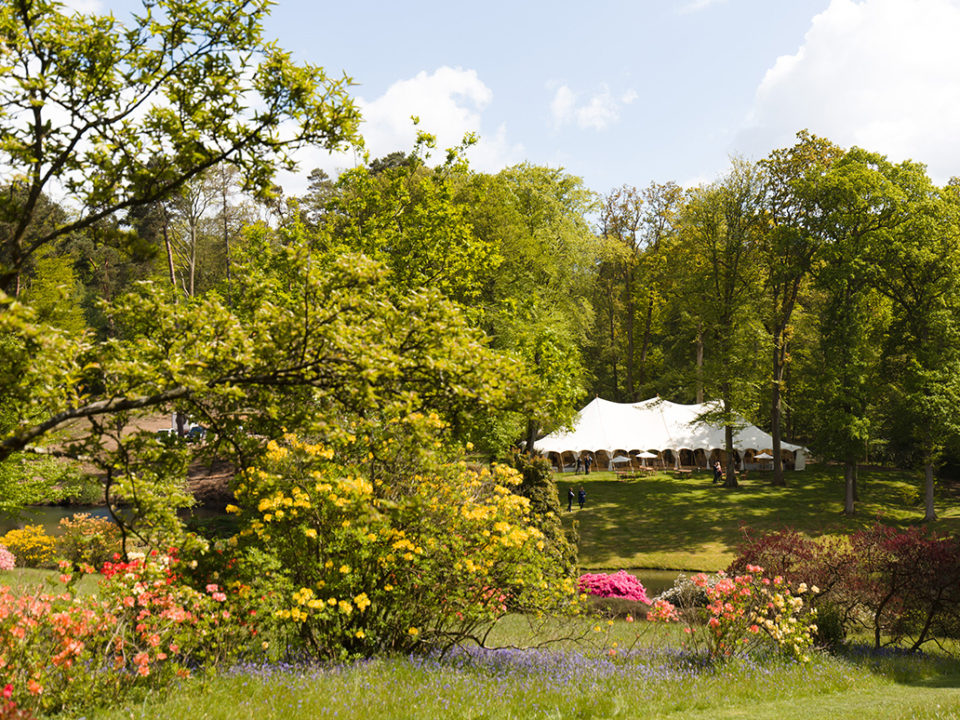 Marquee wedding at The Hyde Estate