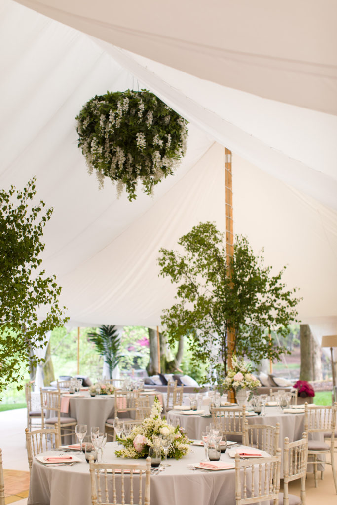 Marquee wedding at The Hyde Estate